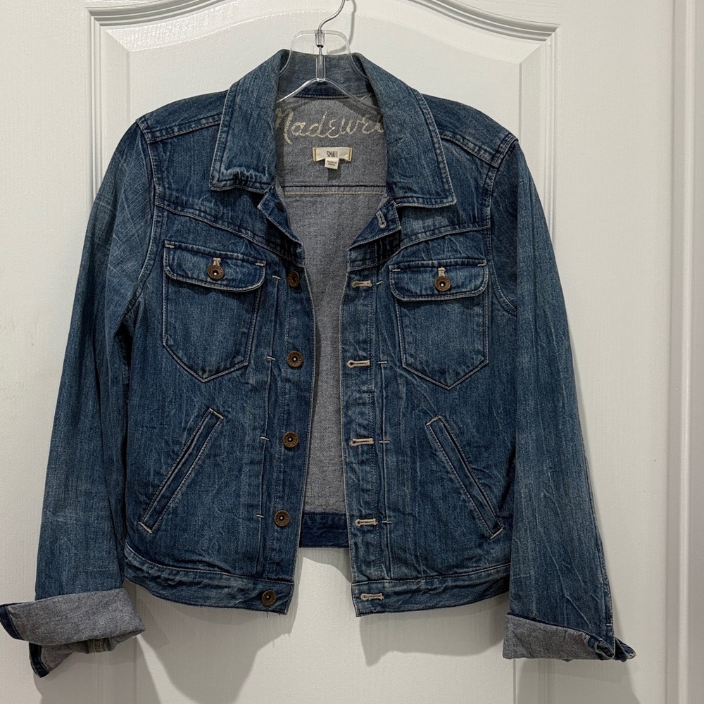 Madewell Dark Blue Jean Jacket